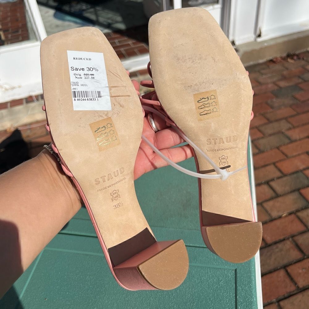 STAUD Pippa Slide Heels NWT - Picture 5 of 11